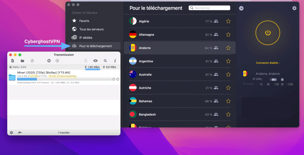 protection VPN pour le téléchargement de torrent